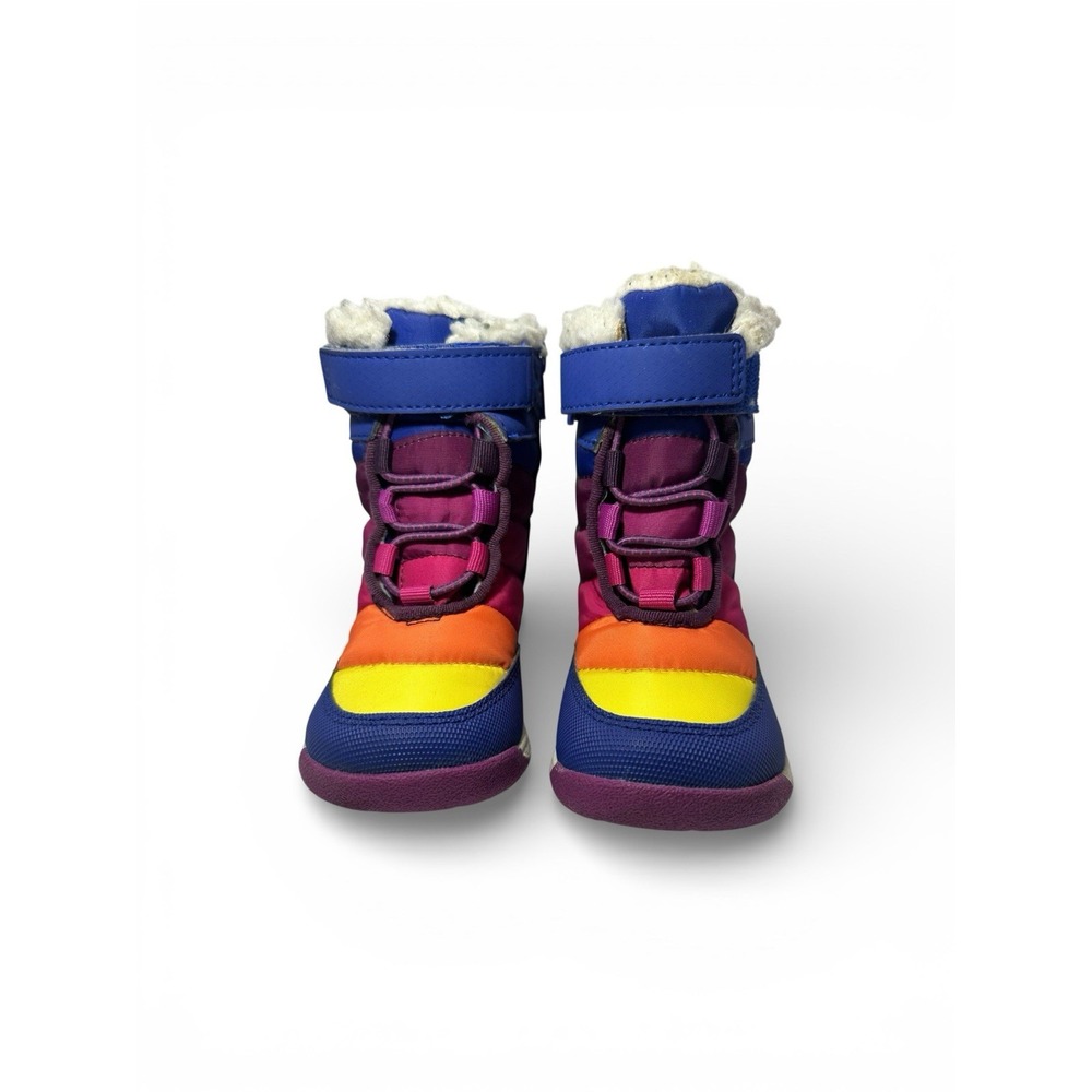 Merrell Girls Rainbow Alpine Puffer Waterproof Boot Infant Toddler Size 5M - Picture 2 of 12